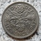 Großbritannien 6 Pence 1957, besser
