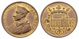 Linnartz Italien Mailand Vergoldete Bronzemed. 1900,  Kardinal...