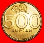 • JASMIN-BLUME: INDONESIEN ★ 500 RUPIAH 1997 uSTG STEMPELG...