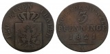 Altdeutschland; Kleinmünze 1821