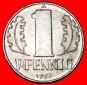 * UdSSR: DEUTSCHLAND DDR ★ 1 PFENNIG 1968A uSTG STEMPELGLANZ...