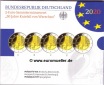 5x 2 Euro Gedenkmünze 2020...PP...Kniefall