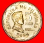 * BANK 1993: PHILIPPINEN ★  5 PISO 2005 uSTG STEMPELGLANZ! S...