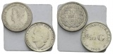 Ausland; 2 Kleinmünzen 1925/1948
