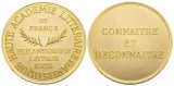Frankreich, moderne Medaille, Bronze vergoldet; Ø 69,90 mm; 1...