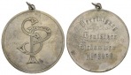 Medaille o. J., versilbert; tragbar; 8,84 g; Ø 32,86 mm