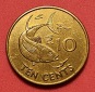 10429(2) 10 Cents ( Seychellen / Thunfisch) 1994 in vz ..........