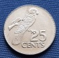 10394(14) 25 Cents (Seychellen / Schwarzpapagei) 2000 in ss-vz...