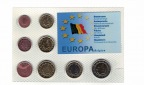 Belgien - KMS 1 ct - 2 Euro aus 2006 acht Münzen unzirkuiert ...