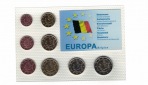 Belgien - KMS 1 ct - 2 Euro aus 2010 acht Münzen unzirkuiert ...