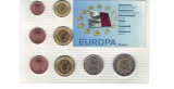 Malta - KMS 1 ct - 2 Euro aus 2008 acht Münzen unzirkuiert in...