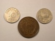 F17  Dänemark  3 Münzen  1955, 63 und 65    Originalbilder