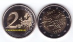 ...2 Euro Sondermünze 2007...90 Jahre Unabhängigkeit