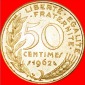 * 3 ORDNER!!! ★ FRANKREICH ★ 50 CENTIMES 1962! UNGEWÖHNLI...