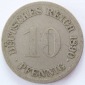 Deutsches Reich 10 Pfennig 1890 F K-N s