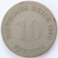 Deutsches Reich 10 Pfennig 1890 G K-N s