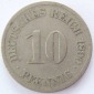 Deutsches Reich 10 Pfennig 1890 J K-N s+