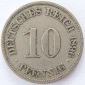 Deutsches Reich 10 Pfennig 1896 A K-N ss