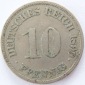 Deutsches Reich 10 Pfennig 1899 J K-N s+