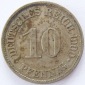 Deutsches Reich 10 Pfennig 1900 A K-N ss