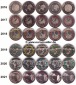 30x 5 Euro Gedenkmünzen 2016 - 2021