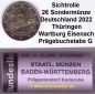 Rolle 2 Euro Gedenkmünze 2022...Thüringen...G