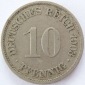 Deutsches Reich 10 Pfennig 1903 A K-N ss
