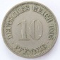 Deutsches Reich 10 Pfennig 1905 F K-N ss+