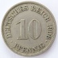 Deutsches Reich 10 Pfennig 1906 A K-N ss+