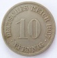 Deutsches Reich 10 Pfennig 1907 A K-N ss