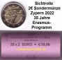 Rolle...2 Euro Gedenkmünze 2022...Erasmus