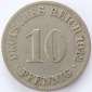 Deutsches Reich 10 Pfennig 1912 A K-N ss