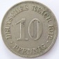 Deutsches Reich 10 Pfennig 1912 E K-N ss+