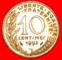 * DELFIN (1962-2001): FRANKREICH ★ 10 CENTIMES 1992 STG STEM...