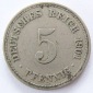 Deutsches Reich 5 Pfennig 1901 A K-N ss