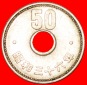 * LOCH: JAPAN ★ 50 YEN 36 JAHRE SHOWA (1961)! HIROHITO (1926...