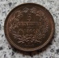 Luxemburg 5 Centimes 1860, Erhaltung