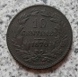 Luxemburg 10 Centimes 1870, ohne Punkt über Barth, sehr selte...