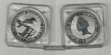 Australien.  2 Dollar  1998 Kookaburra FM-Frankfurt Feinsilber...