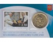 Offiz. 50 Cent Coincard mit Briefmarke 1,10€ Vatikan 2021 nu...