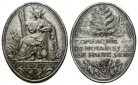 Frankreich; versilberte Medaille o.J.; 26,00 g, 36x29 mm