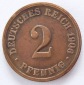 Deutsches Reich 2 Pfennig 1906 D Kupfer ss