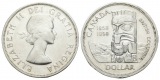 Kanada 1 Dollar 1958