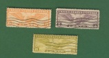 USA 1930 Flugpostmarken Pilotenabzeichen kompl.Satz Mi.321 - 3...