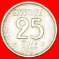 * SILBER: SCHWEDEN ★ 25 OERE 1957!  OHNE VORBEHALT!