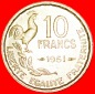 * HAHN (1950-1959): FRANKREICH★ 10 FRANC 1951!  OHNE VORBEHALT