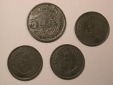 Lots -57-  Rumänien  4 Münzen 1941   Orginalbilder