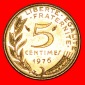 * MARIANNE (1966-2001): FRANKREICH ★ 5 CENTIMES 1976 uSTG ST...
