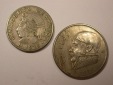 G19  Mexico  2 Münzen 1970 und 1978 in ss/ss-vz   Originalbilder