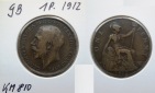 Großbritannien Penny 1912